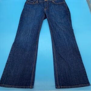 Levi’s 525 Boot Cut Perfect Waist Dark Blue Size 12P